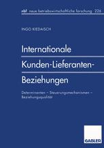 Internationale Kunden-Lieferanten-Beziehungen