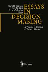 Essays In Decision Making