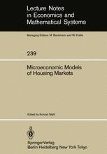 Microeconomic Models of Housing Markets