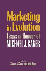 Marketing in Evolution