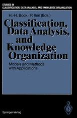 Classification, Data Analysis, and Knowledge Organization