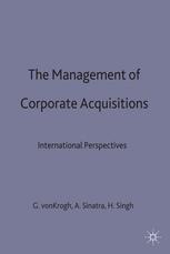 The Management of Corporate Acquisitions