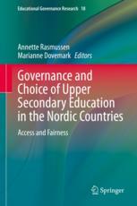 Governance and Choice of Upper Secondary Education in the Nordic Countries