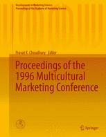 Proceedings of the 1996 Multicultural Marketing Conference