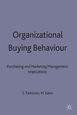 Organizational Buying Behaviour