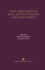 New Directions in Real Estate Finance and Investment